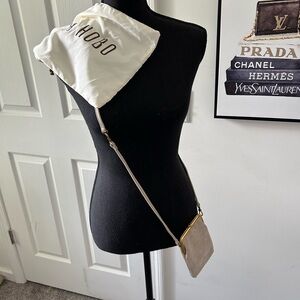 HOBO Cream Crossbody Bag